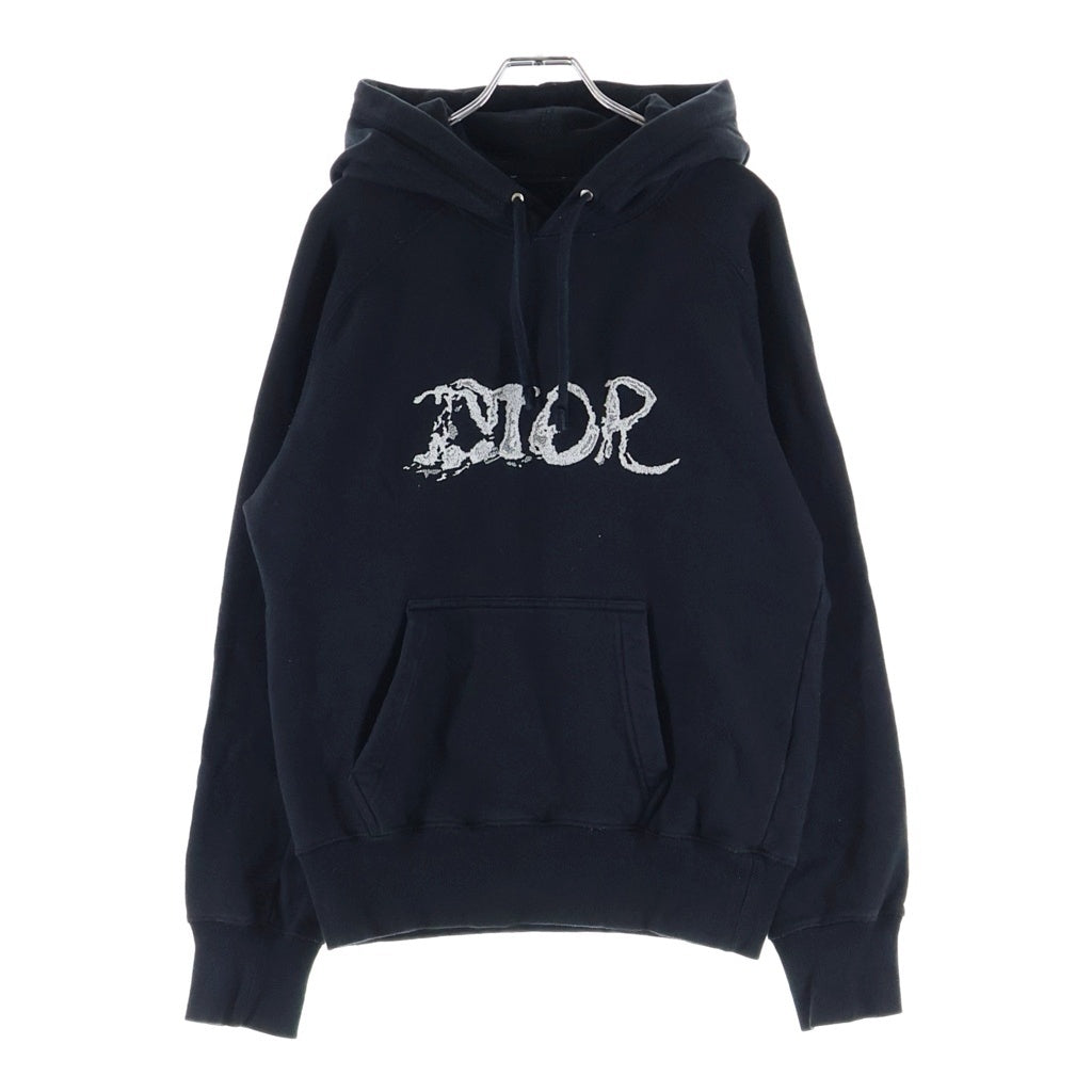DIOR(ディオール) PETER DOIG ピーター・ドイグ ロゴ フーディー ブラック コットン 143J683B0531