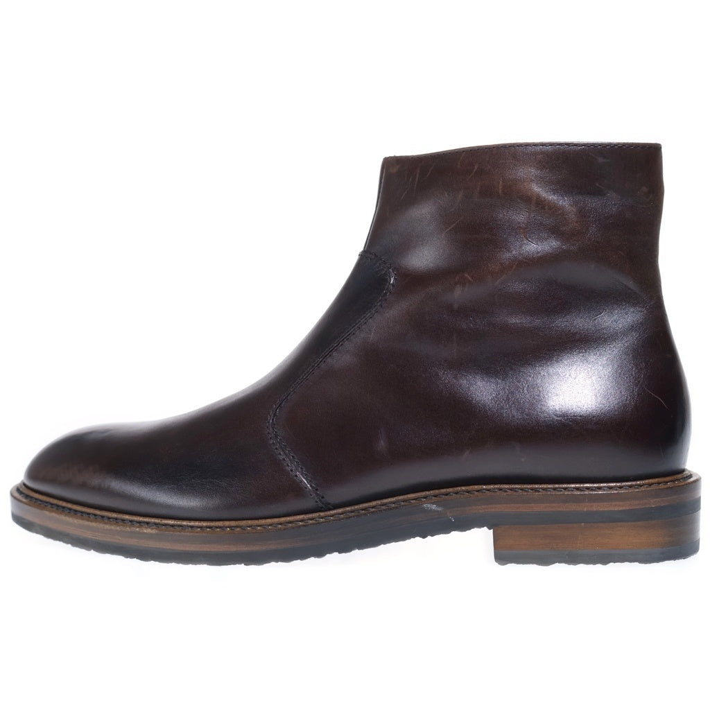 Z ZEGNA(ゼニア ジーゼニア) ジーゼニア レザーシューズ ブラウン #42