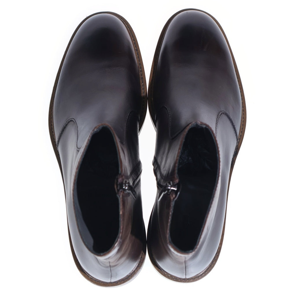Z ZEGNA(ゼニア ジーゼニア) ジーゼニア レザーシューズ ブラウン #42