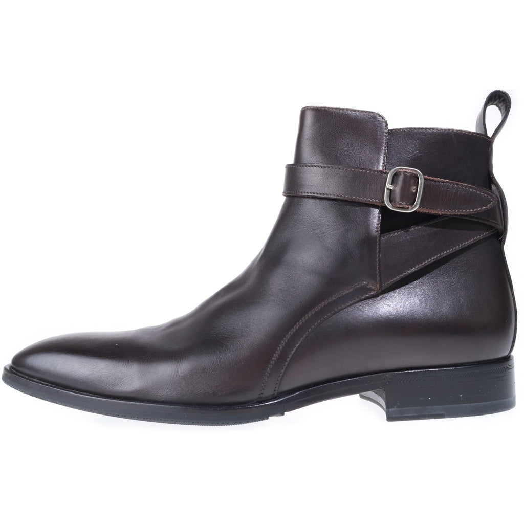 GIORGIO ARMANI(ジョルジオアルマーニ) ジョルジオアルマーニ レザーブーツ ブラウン #44 XGU633