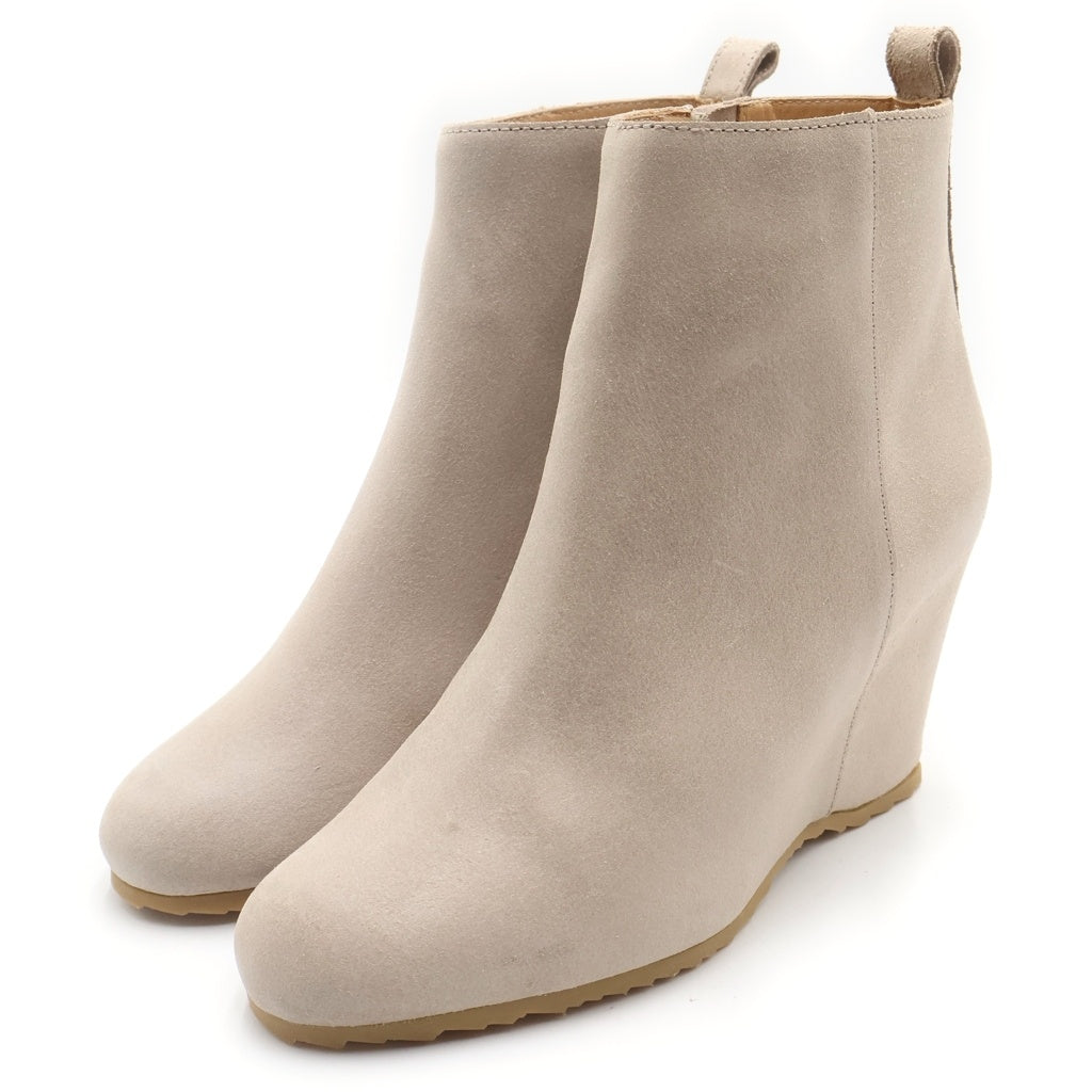 MM6 Maison Margiela(エムエムシックスメゾンマルジェラ) サイドジップスエード ブーツ 37 グレー S40WU0045 レディース