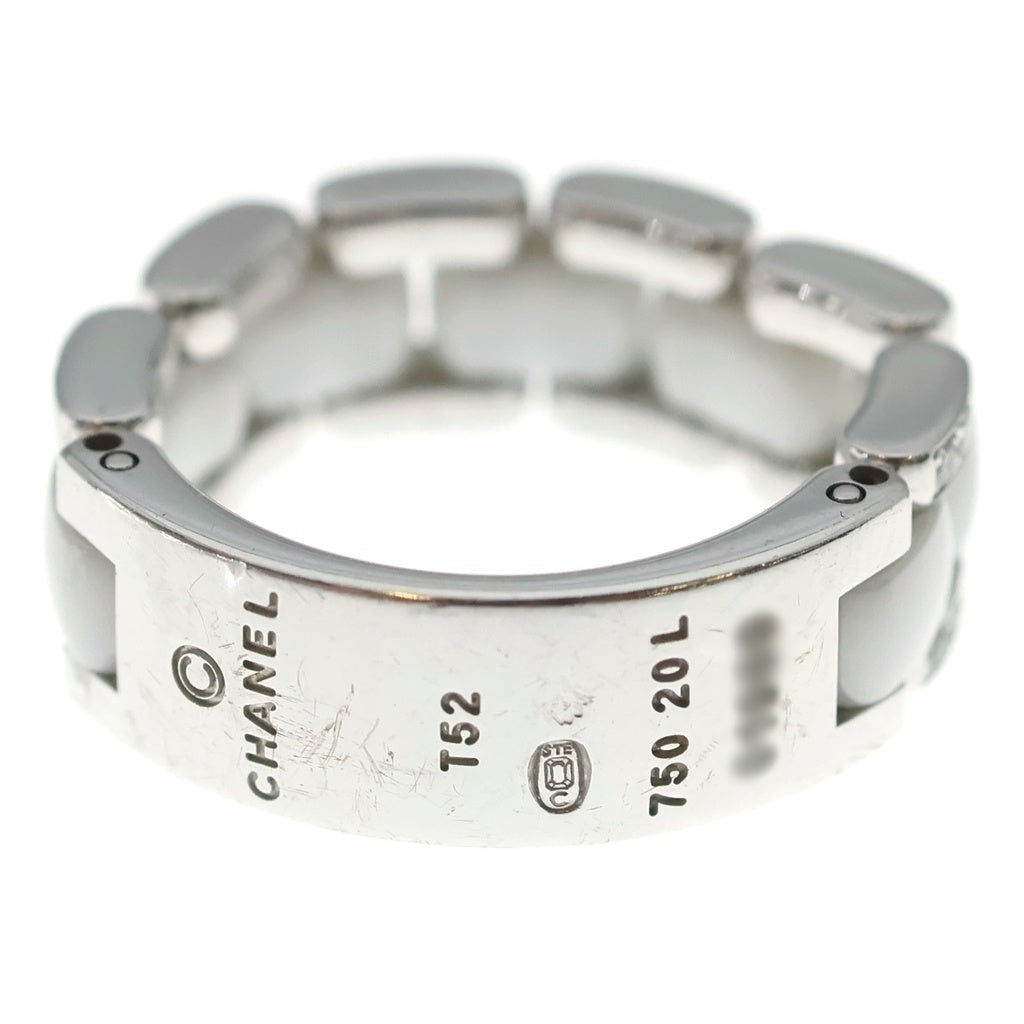 CHANEL(シャネル) ウルトラ パヴェダイヤ リング 指輪 ホワイト×シルバー 750WG/CE #T52 10.4g レディース