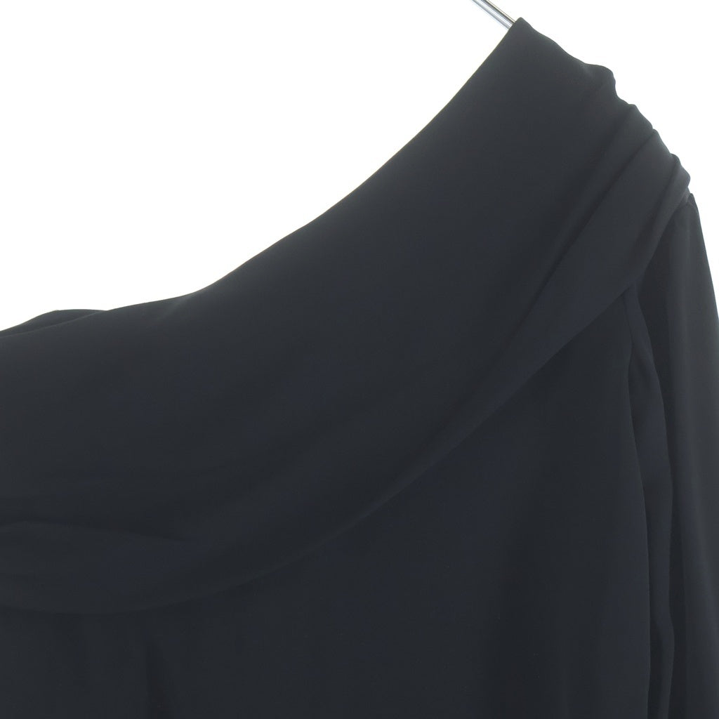 CHANEL(シャネル) 08AW アシンメトリー ドレープデザイン シルク トップス ブラック レディース P33689V21151