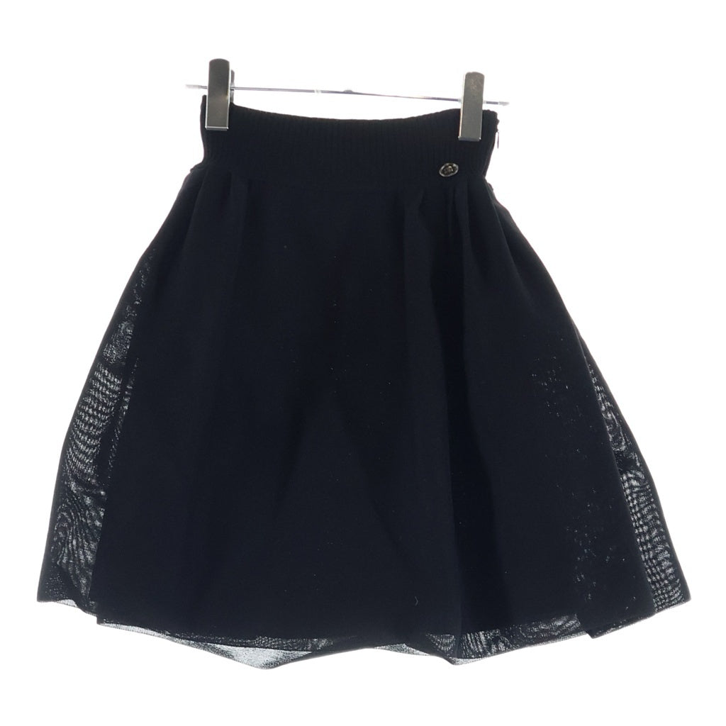 CHANEL(シャネル) スカート ブラック ヴィスコース #36 P45384K04770 レディース