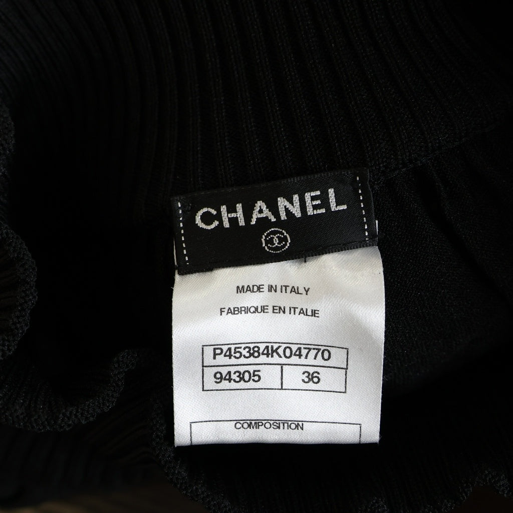 CHANEL(シャネル) スカート ブラック ヴィスコース #36 P45384K04770 レディース