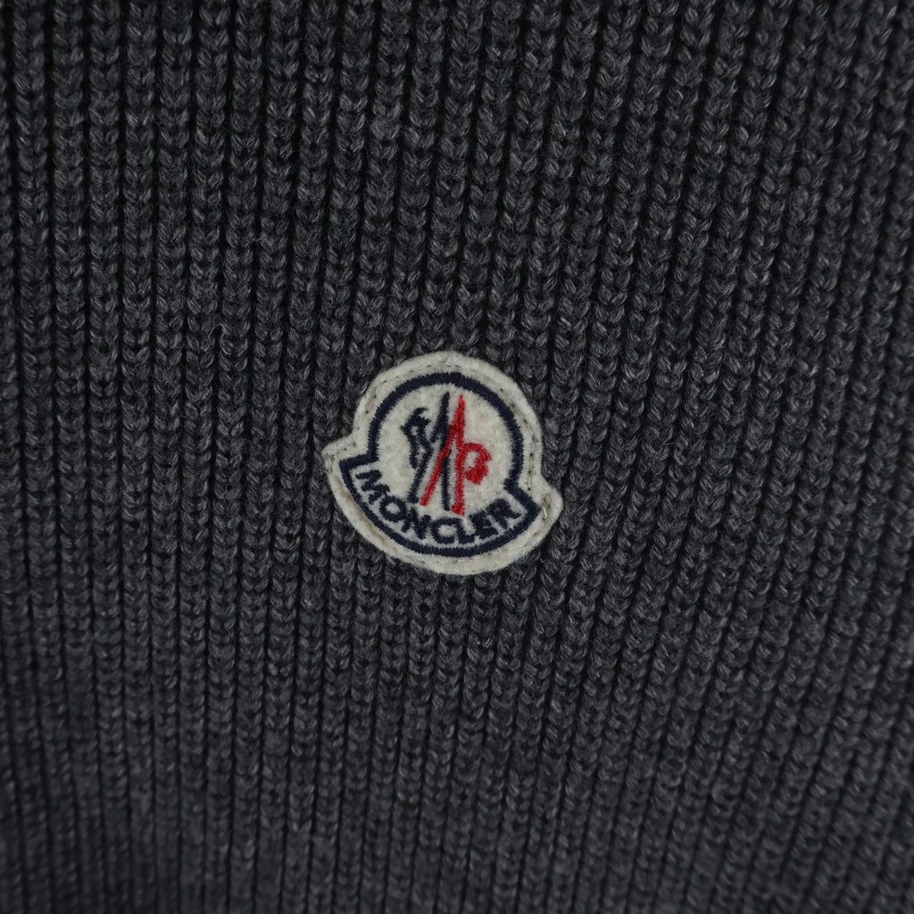 MONCLER(モンクレール) MAGLIONE TRICOT CARDIGANN カーキ×グレー #M レディース