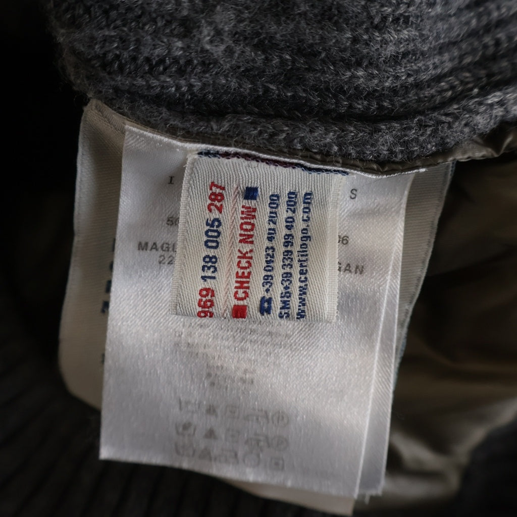 MONCLER(モンクレール) MAGLIONE TRICOT CARDIGANN カーキ×グレー #M レディース