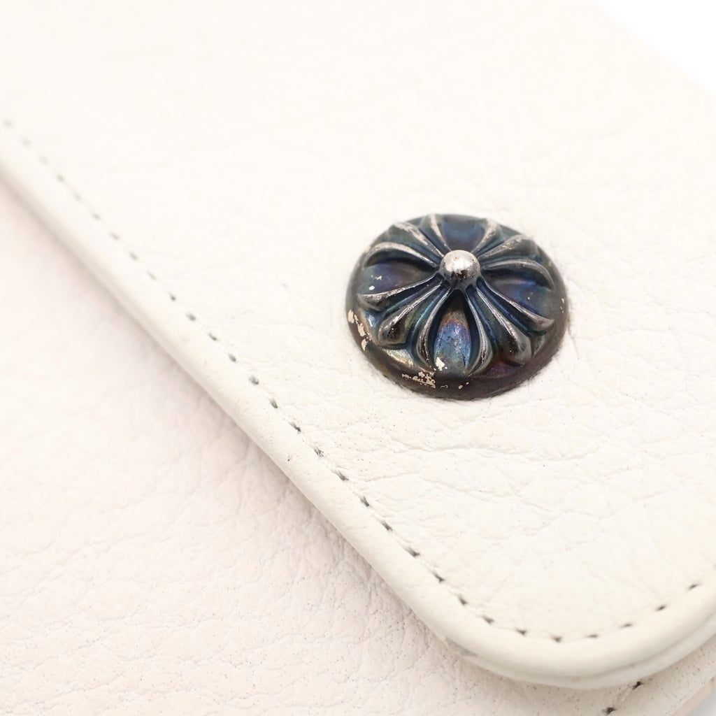 CHROME HEARTS(クロムハーツ) WAVE ウェーブ レザーウォレット 財布 ホワイト