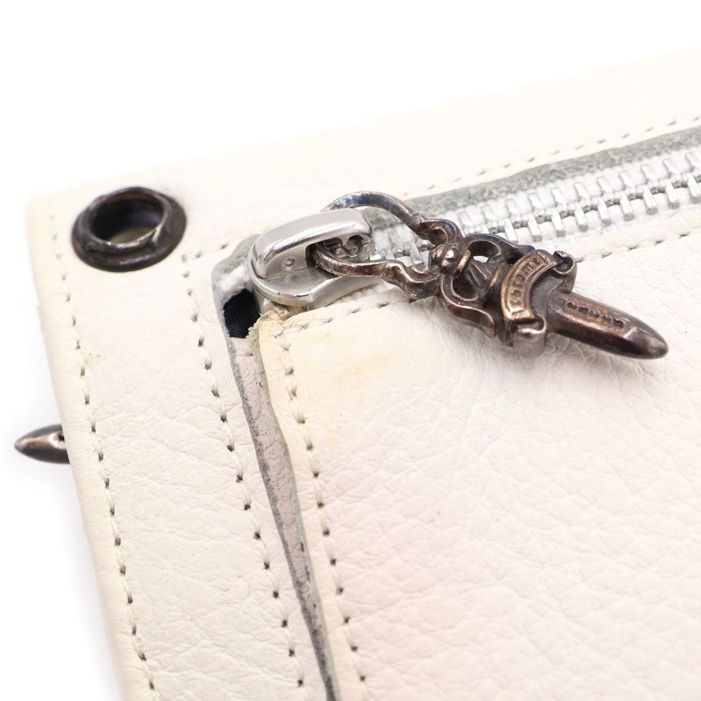 CHROME HEARTS(クロムハーツ) WAVE ウェーブ レザーウォレット 財布