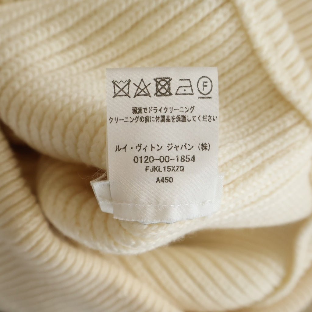 LOUIS VUITTON(ルイヴィトン) 20AW レザーロゴパッチ タートルネック