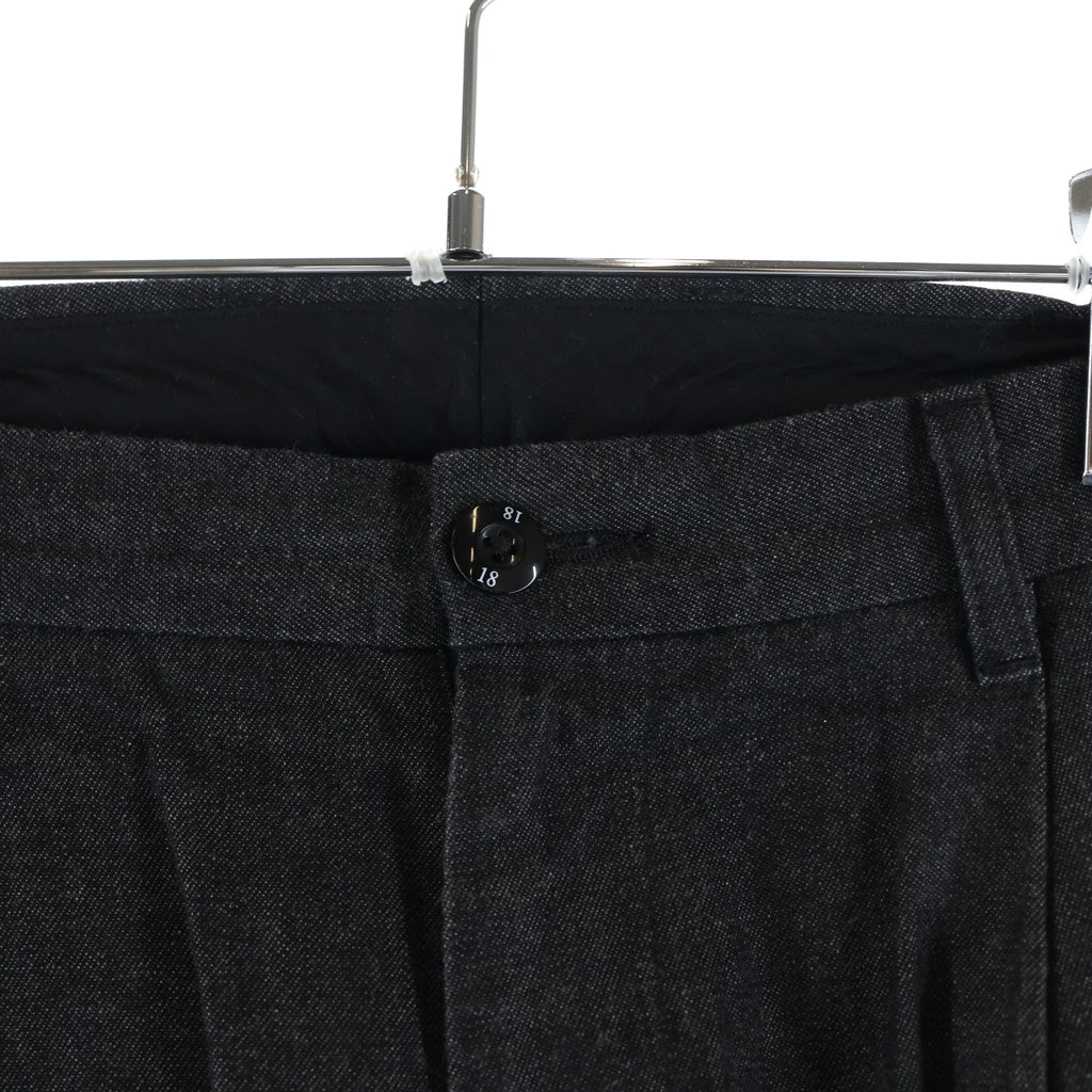 NEIGHBORHOOD(ネイバーフッド) スラックスパンツ ブラック コットン S 232SPNH-PTM01
