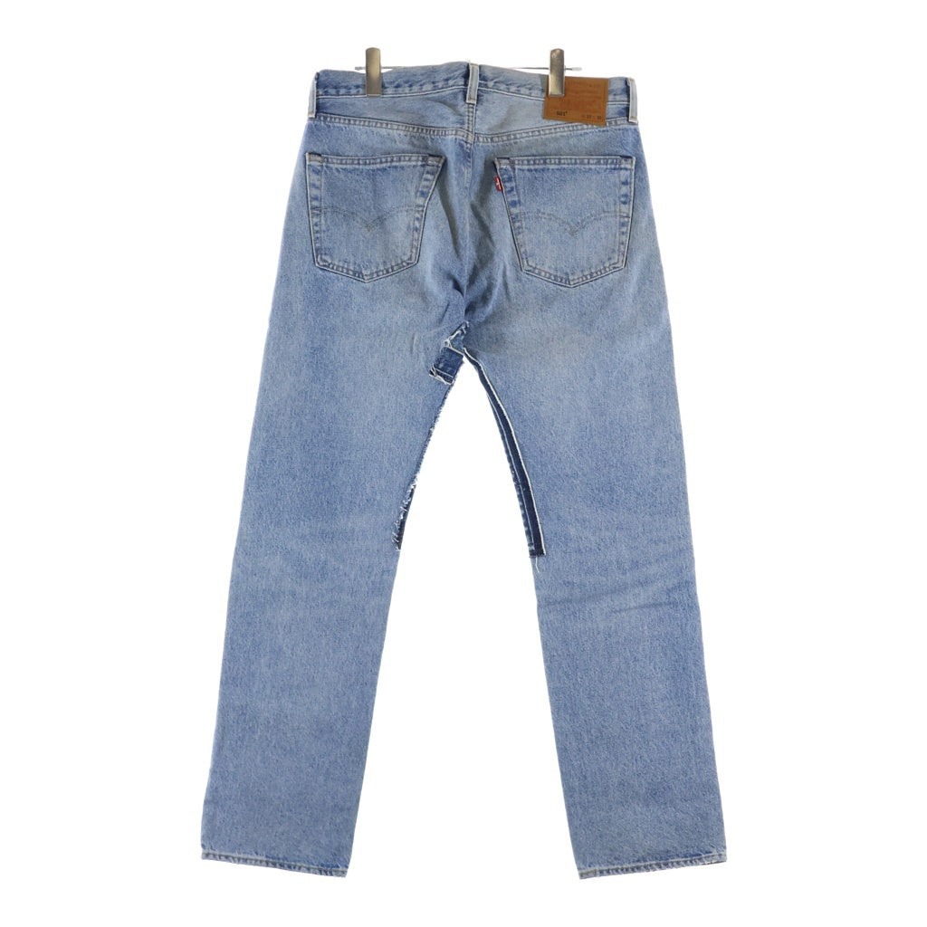 Levi's(リーバイス) パッチワーク デニムパンツ インディゴブルー32