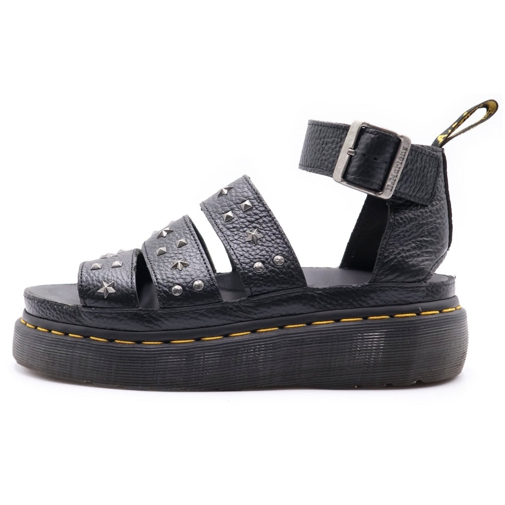 Dr.Martens(ドクターマーチン) スタッズサンダル ブラック レザー #38 レディース