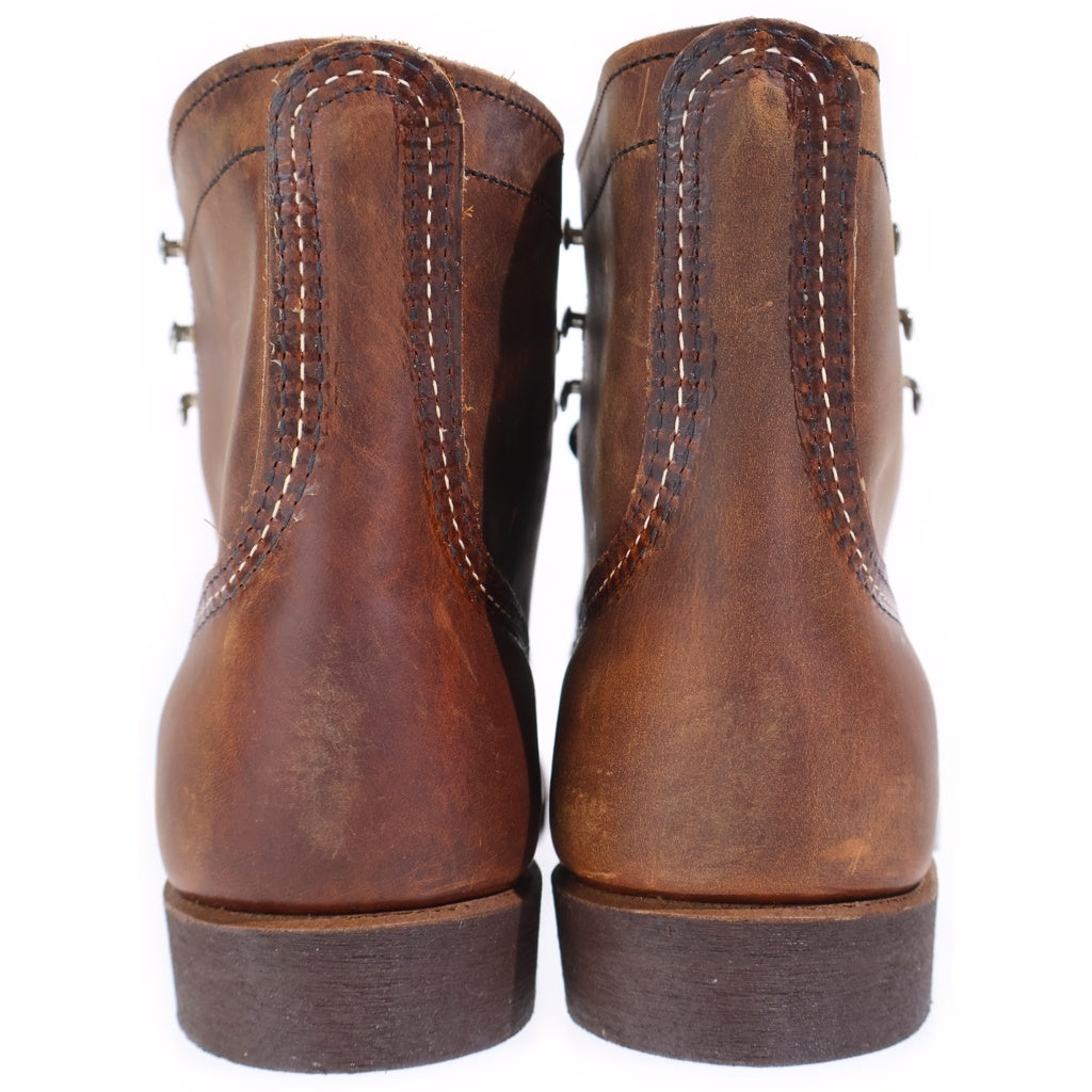 RED WING(レッド ウイング) アイアンレンジャー レザー レースアップ ショート ブーツ ブラウン 8085