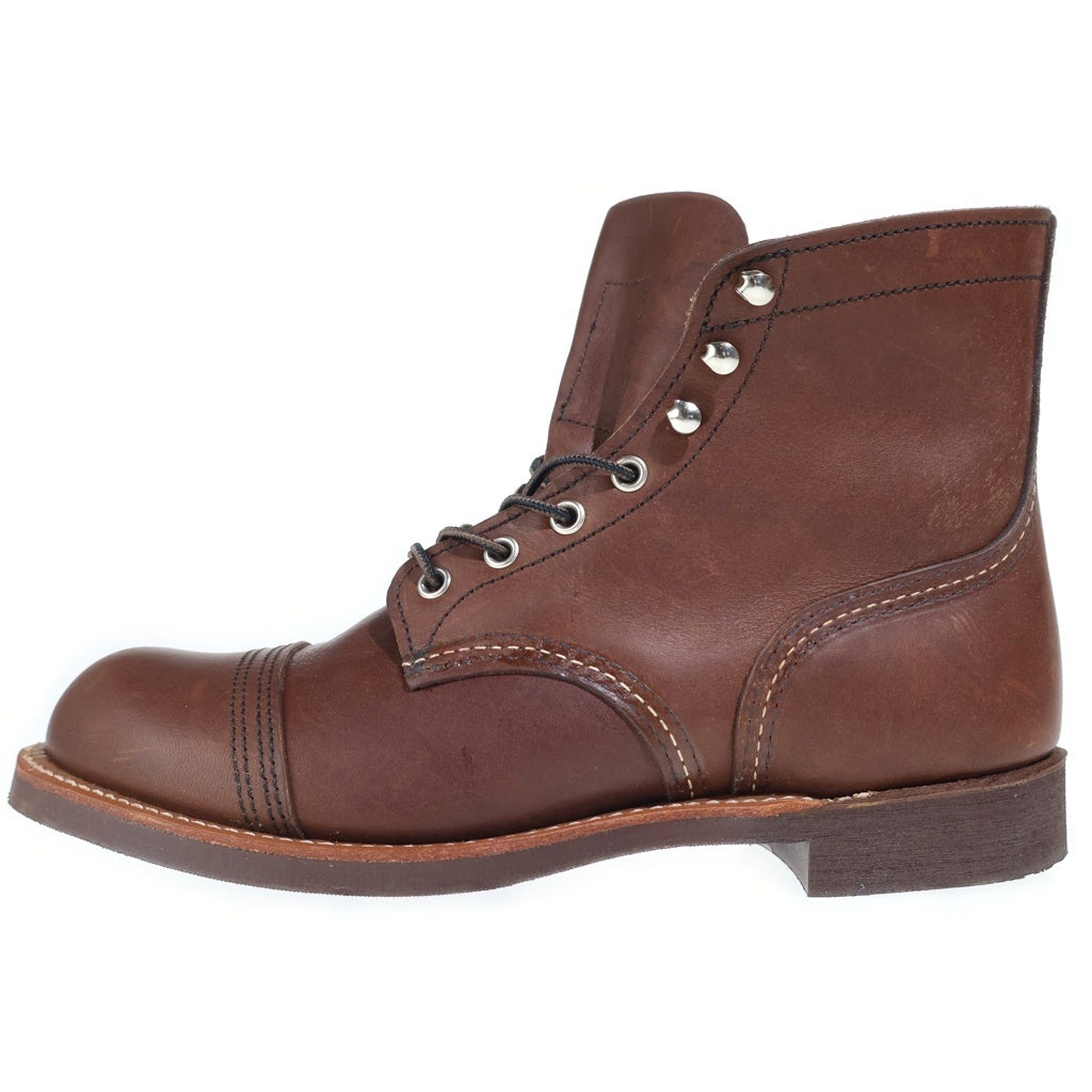 RED WING(レッド ウイング) アイアンレンジャー レザー レースアップ ショート ブーツ ブラウン 8111
