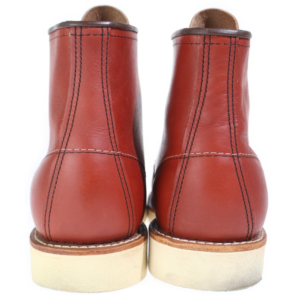 RED WING(レッド ウイング) 6インチ クラシックモック レザー レースアップ ショート ブーツ レッド/ブラウン 8875