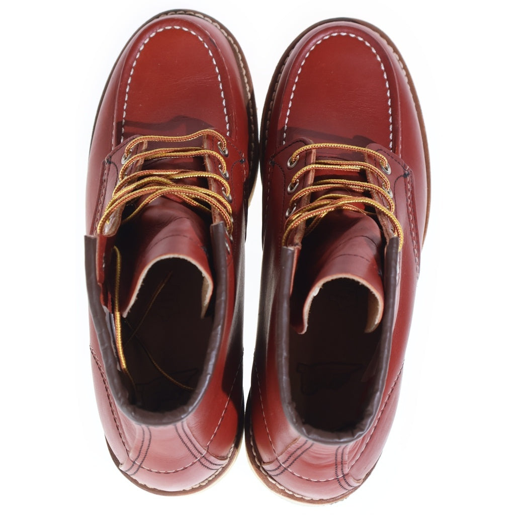 RED WING レッド ウイング 8875 6インチ クラシックモック レザー レースアップ ショート ブーツ ブラウン RED WING(レッド ウイング) 6インチ クラシックモック レザー レース