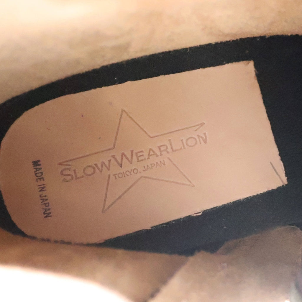 SLOW WEAR LION(スロウウェアライオン) クロムエクセルレザー エンジニアブーツ ビブラムソール#100 ブラウン 8595H