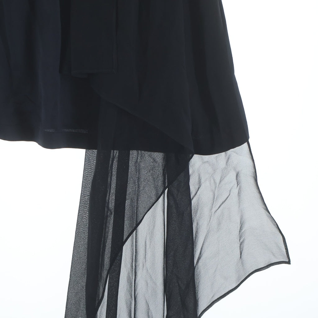 Max Mara(マックスマーラ) シルク ドレープ ノースリーブブラウス ブラック レディース 816603760 07