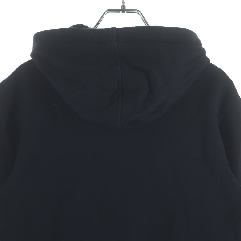 DOLCE & GABBANA(ドルチェアンドガッバーナ) ロゴプレート ジップアップ スウェットパーカー フーディー ブラック JB-G9CZ6T/G7ZXD-B