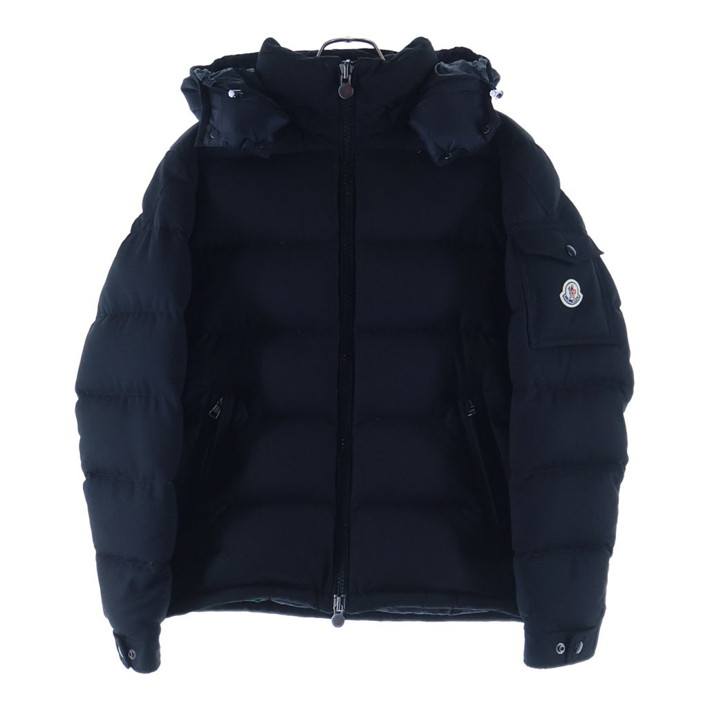 MONCLER(モンクレール) 20AW MONTGENEVRE モンジュネーブル ウール フーデッド ダウンジャケット ブラック F20911A53700 54272