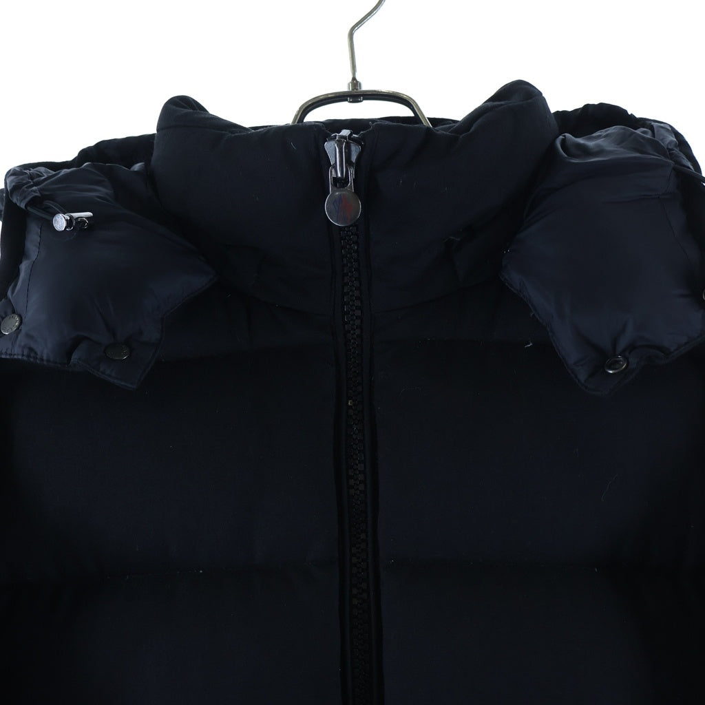 MONCLER(モンクレール) 20AW MONTGENEVRE モンジュネーブル ウール フーデッド ダウンジャケット ブラック F20911A53700 54272