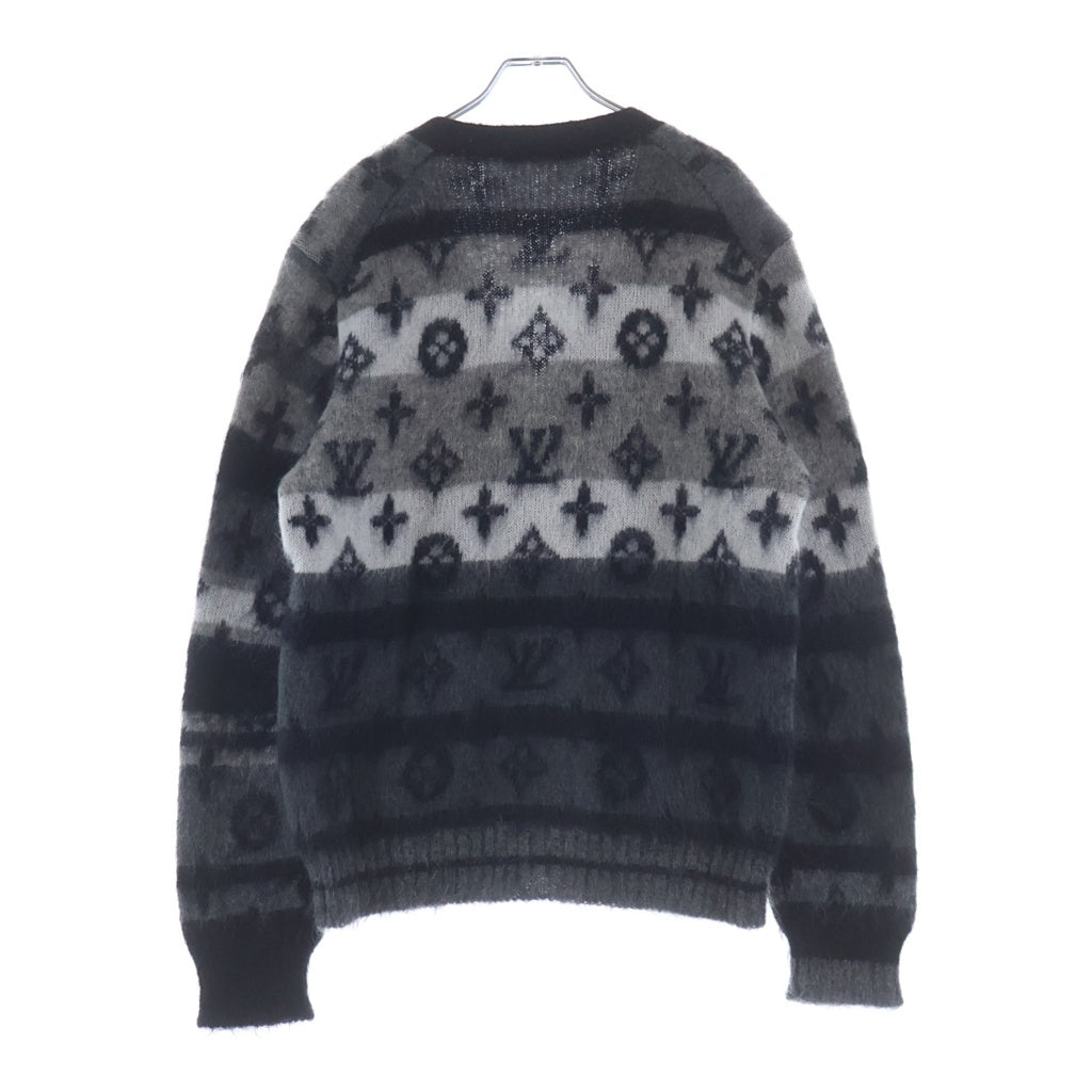 LOUIS VUITTON(ルイヴィトン) RM241MQ NE5 HQN46W モノグラム モヘア カーディガン ブラック #S
