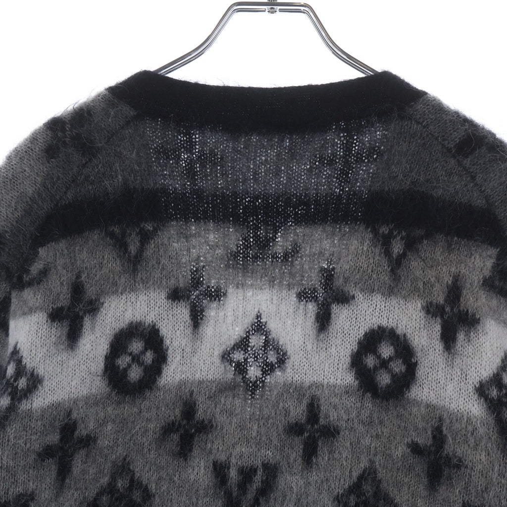 LOUIS VUITTON(ルイヴィトン) RM241MQ NE5 HQN46W モノグラム モヘア カーディガン ブラック #S