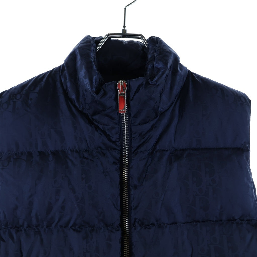 Christian Dior クリスチャンディオール オブリーク ダウンベスト ネイビー #44 033C410A4462 Christian Dior(クリスチャンディオール) オブリーク ダウンベスト