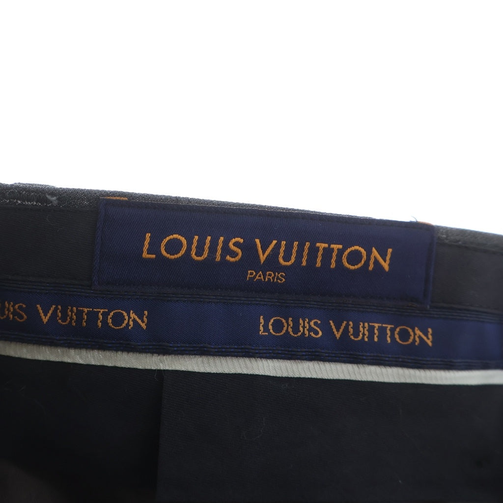 LOUIS VUITTON(ルイヴィトン) モノグラム スーツパンツ ダークグレー #38