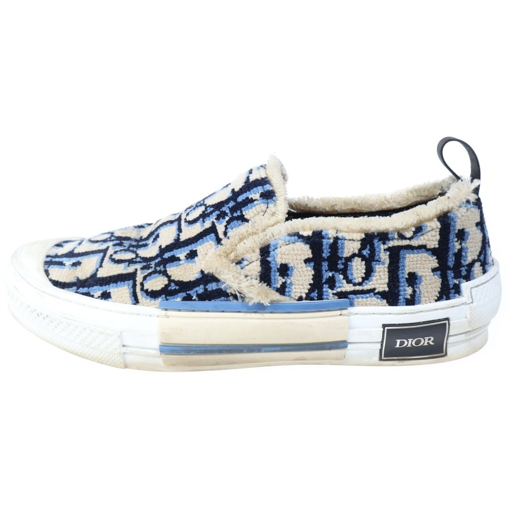 Christian Dior(クリスチャンディオール) オブリーク タフティング ジャガード スリッポン ローカットシューズ スニーカー ベージュ