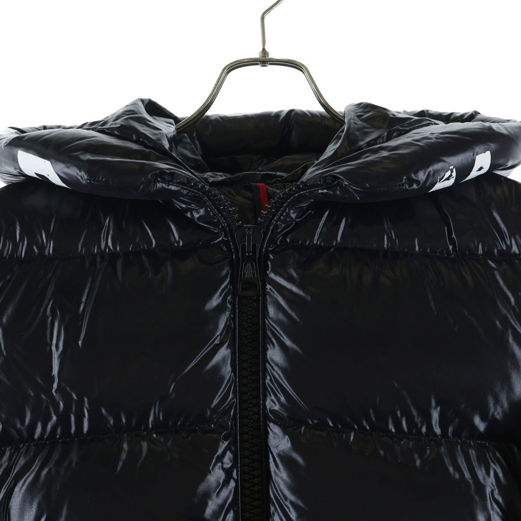MONCLER(モンクレール) 19AW DUBOIS デュボア ラバーワッペンロゴ ダウンジャケット ブラック E20914131505 68950