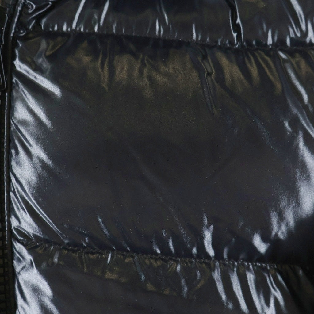 MONCLER(モンクレール) 19AW DUBOIS デュボア ラバーワッペンロゴ ダウンジャケット ブラック E20914131505 68950