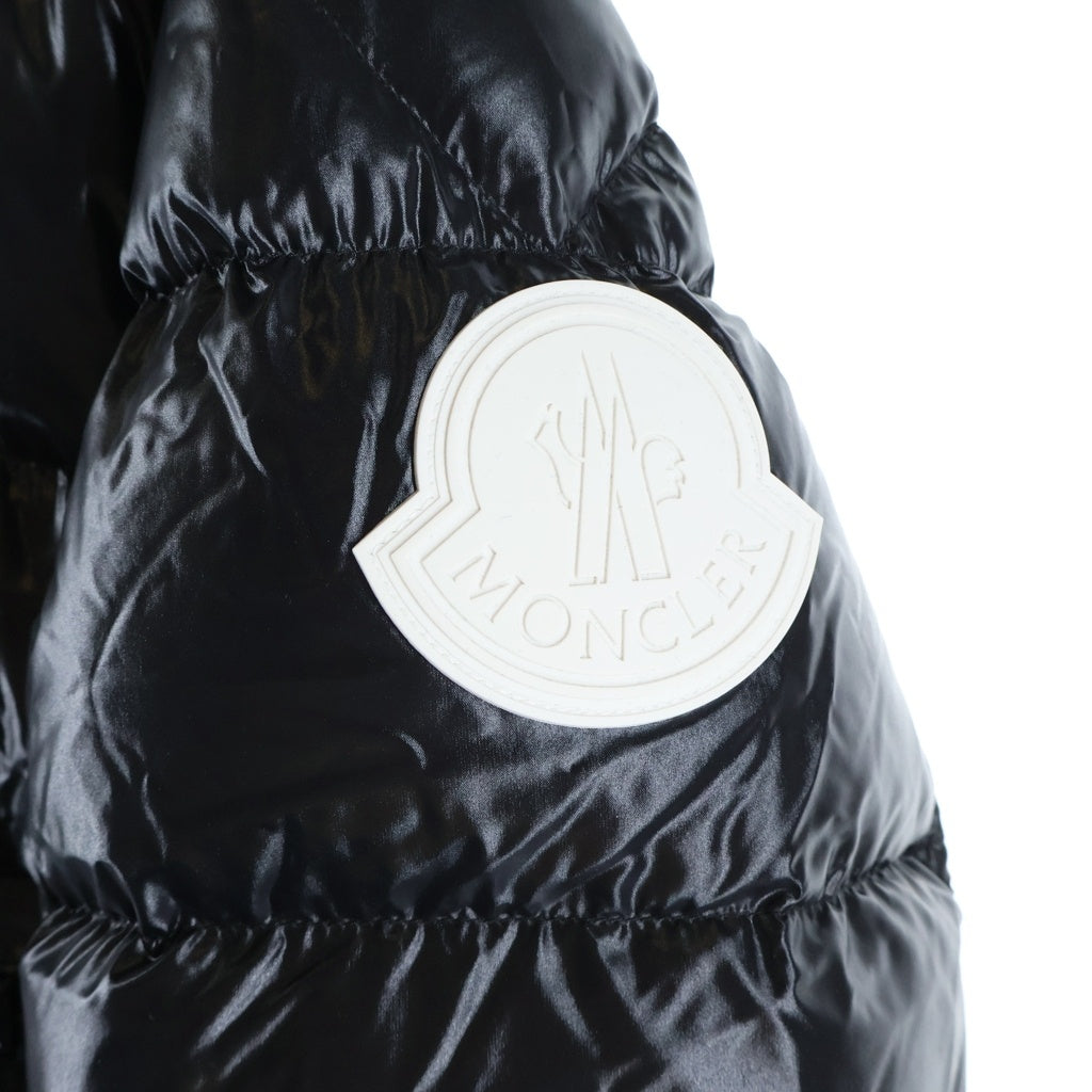 MONCLER(モンクレール) 19AW DUBOIS デュボア ラバーワッペンロゴ ダウンジャケット ブラック E20914131505 68950