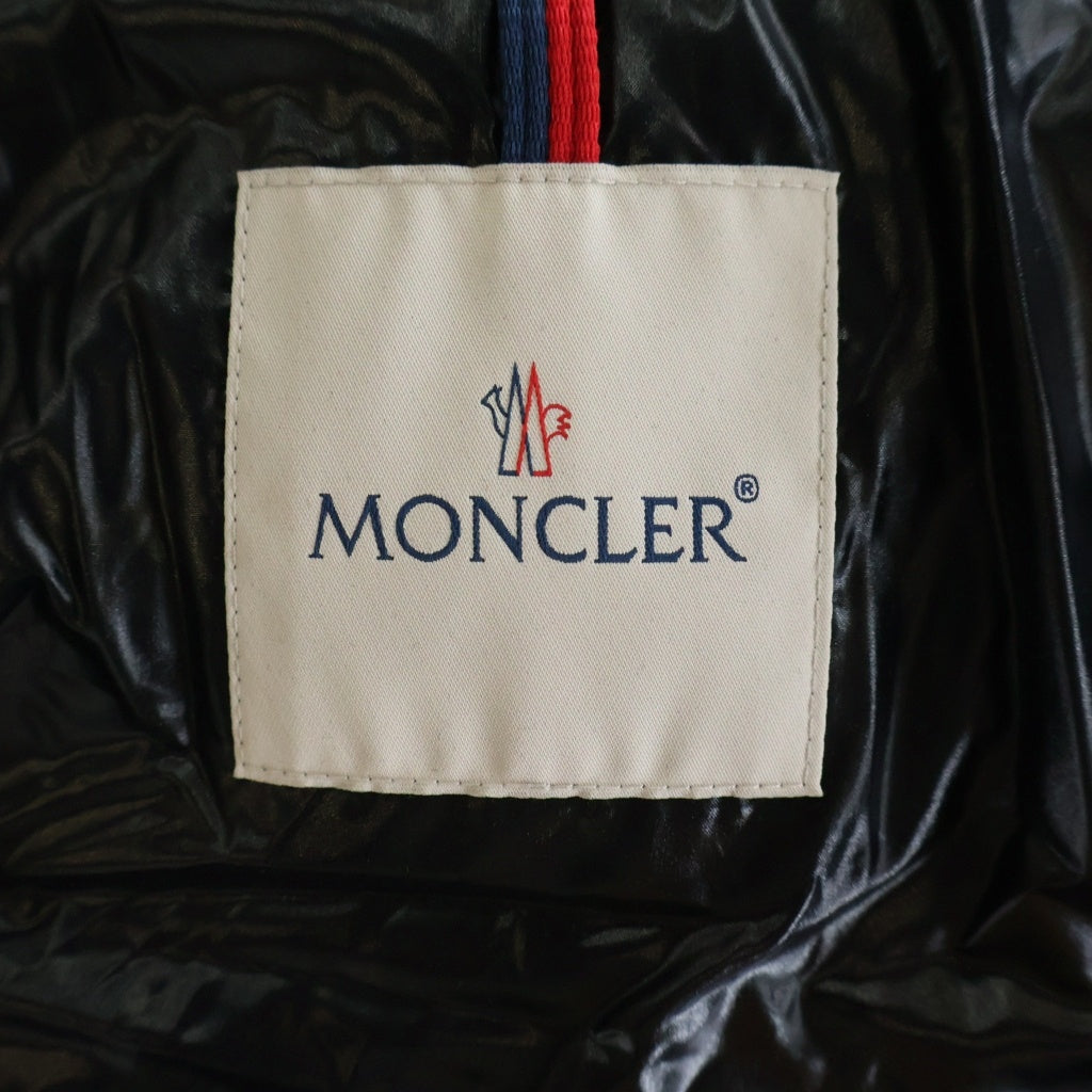 MONCLER(モンクレール) 19AW DUBOIS デュボア ラバーワッペンロゴ ダウンジャケット ブラック E20914131505 68950