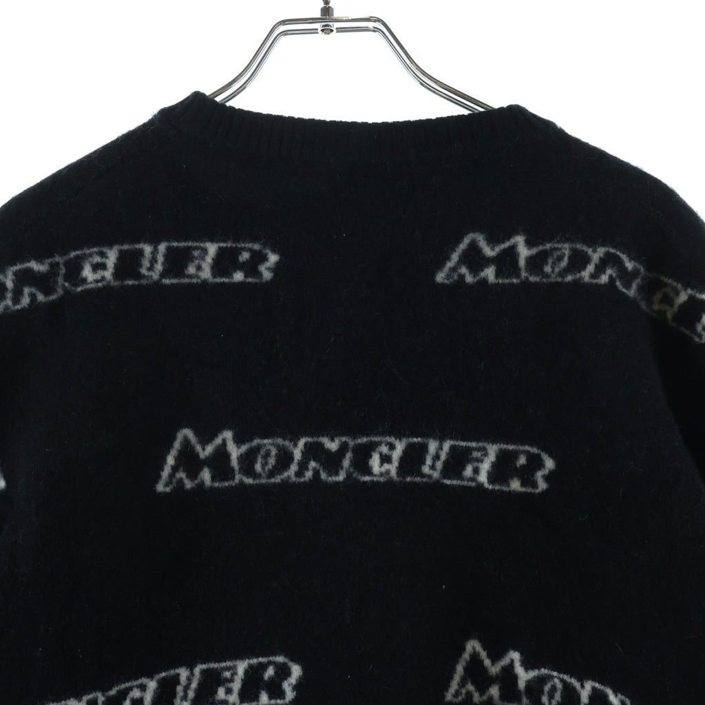 MONCLER(モンクレール) 19AW ロゴジャガード クルーネック 長袖ニット