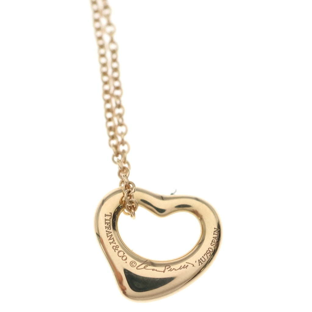 TIFFANY & Co.(ティファニー) ティファニー エルサペレッティ オープンハートネックレス ペンダント チェーン ピンクゴールド 750 レディース
