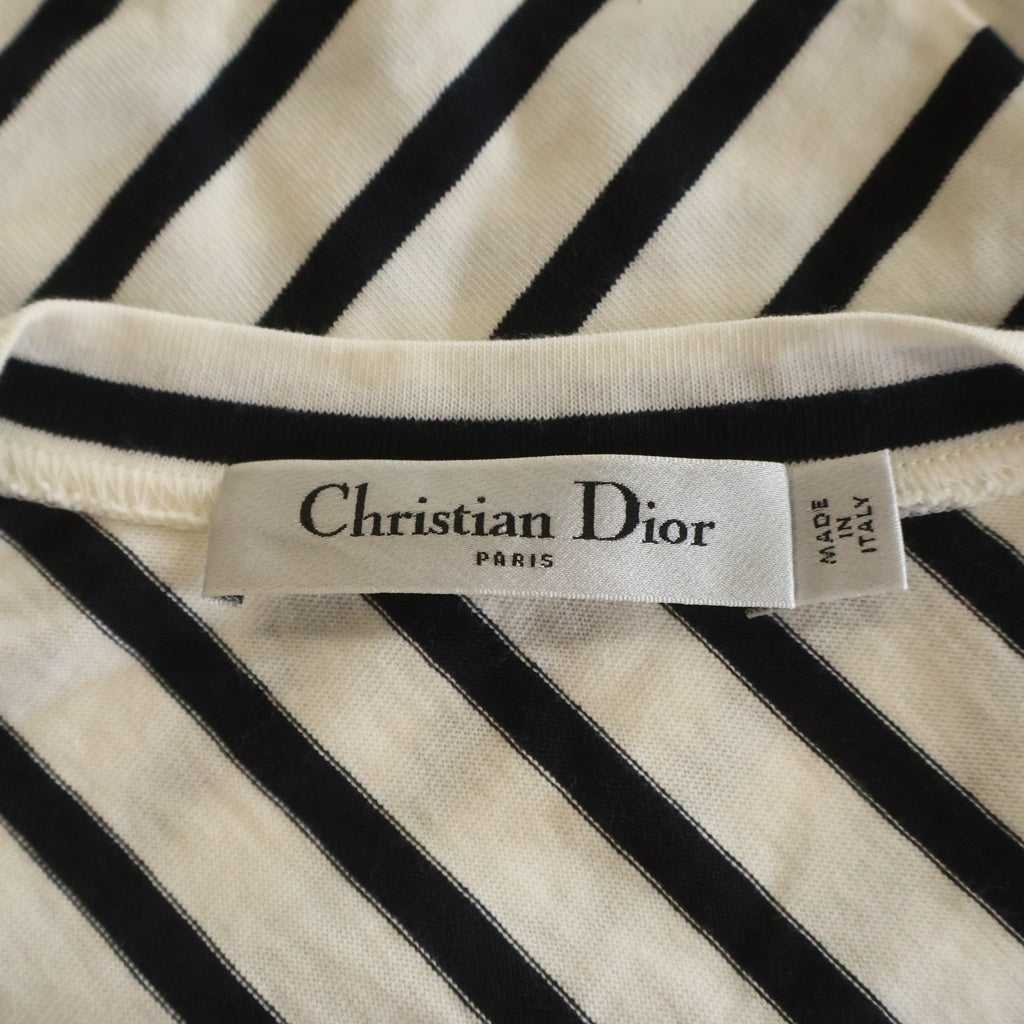 Christian Dior(クリスチャンディオール) ボーダー総柄 ロゴプリント