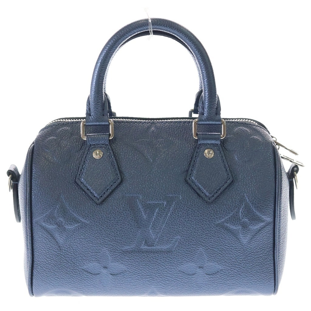 LOUIS VUITTON(ルイヴィトン) モノグラムアンプラント スピーディ バンドリエール20 メタリックブルー 2WAY ハンドバッグ ショルダーバッグ ICタイプ M58958 レディース