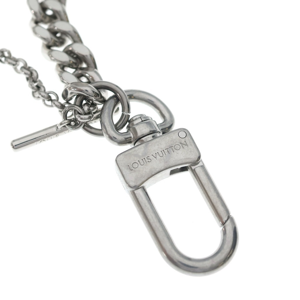 LOUIS VUITTON(ルイヴィトン) LV チェーンベルト パール バッグチャーム ウォレットチェーン シルバー M02814 M02960