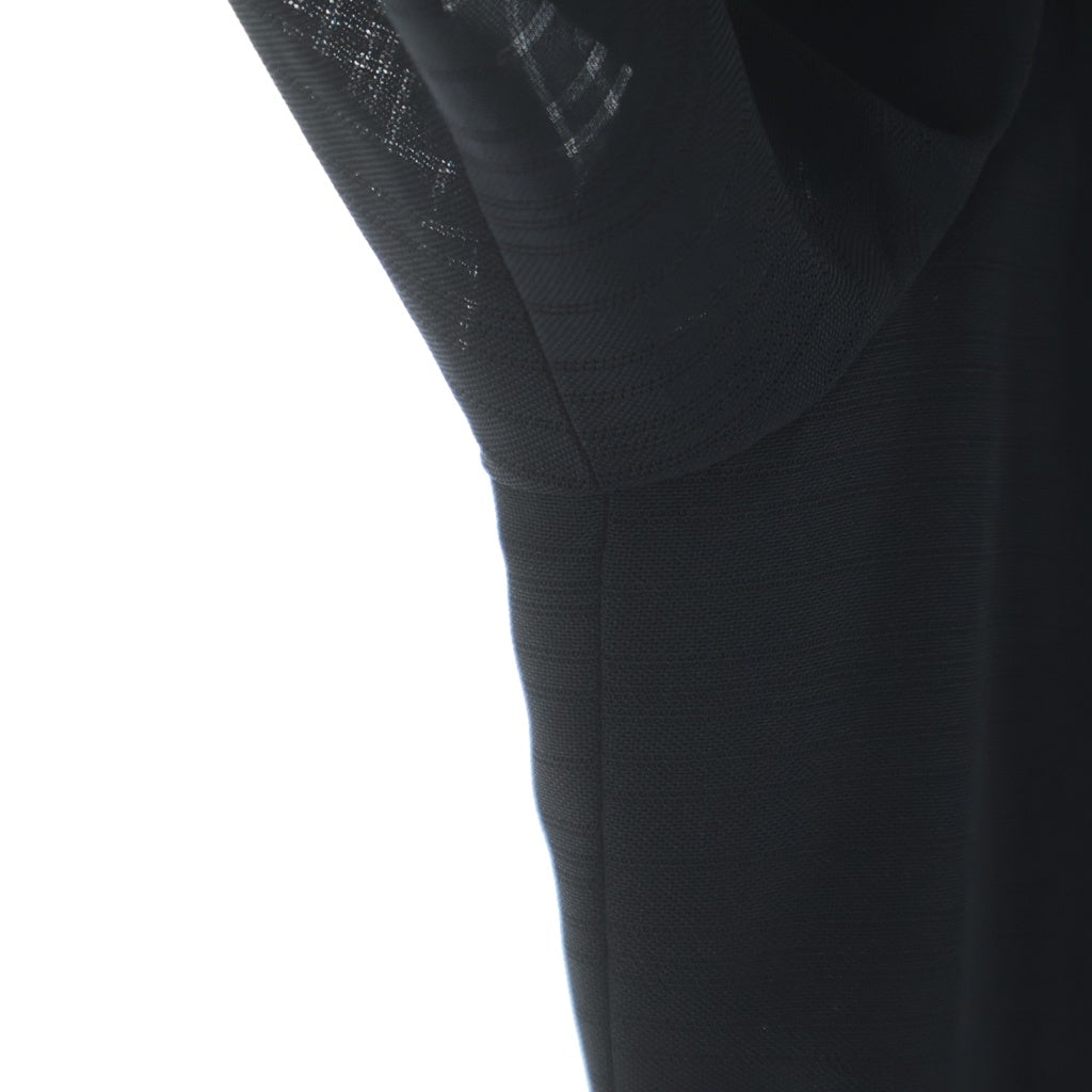 LANVIN(ランバン) フォーマル レイヤードデザイン 長袖 ドレス ワンピース ブラック 0771514 レディース