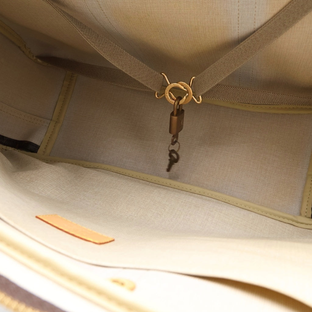 LOUIS VUITTON(ルイヴィトン) モノグラム シリウス45 ハンドバッグ トラベルバッグ ブラウン レザー×PVC M41408 ゴールド金具