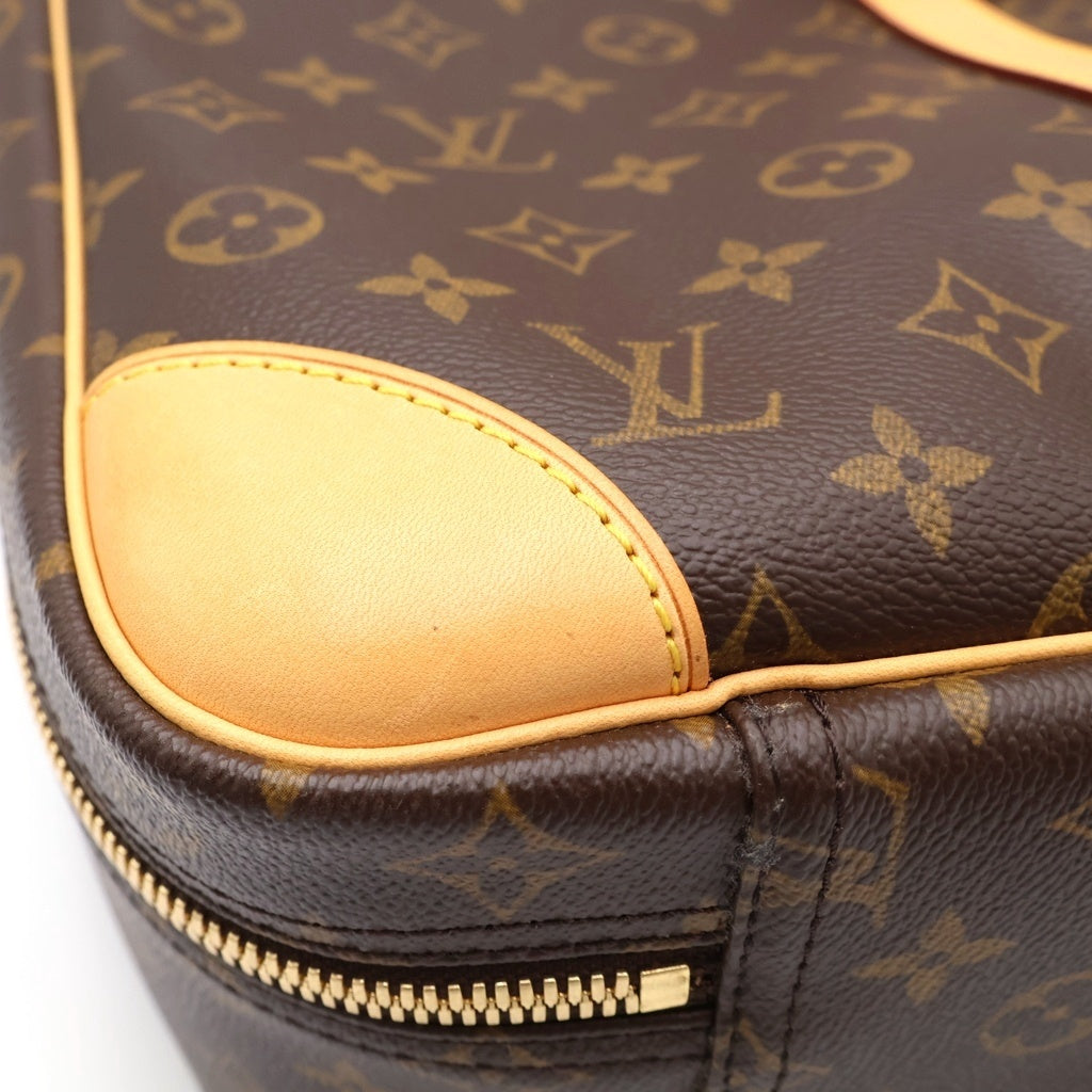 LOUIS VUITTON(ルイヴィトン) モノグラム シリウス45 ハンドバッグ トラベルバッグ ブラウン レザー×PVC M41408 ゴールド金具