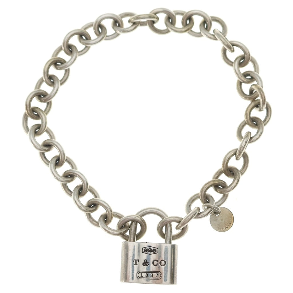 TIFFANY & Co.(ティファニー) 1837 パドロック ブレスレット チェーン シルバー SV925 23.4g レディース