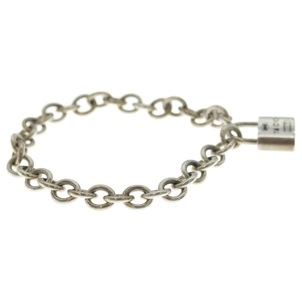 TIFFANY & Co.(ティファニー) 1837 パドロック ブレスレット チェーン シルバー SV925 23.4g レディース