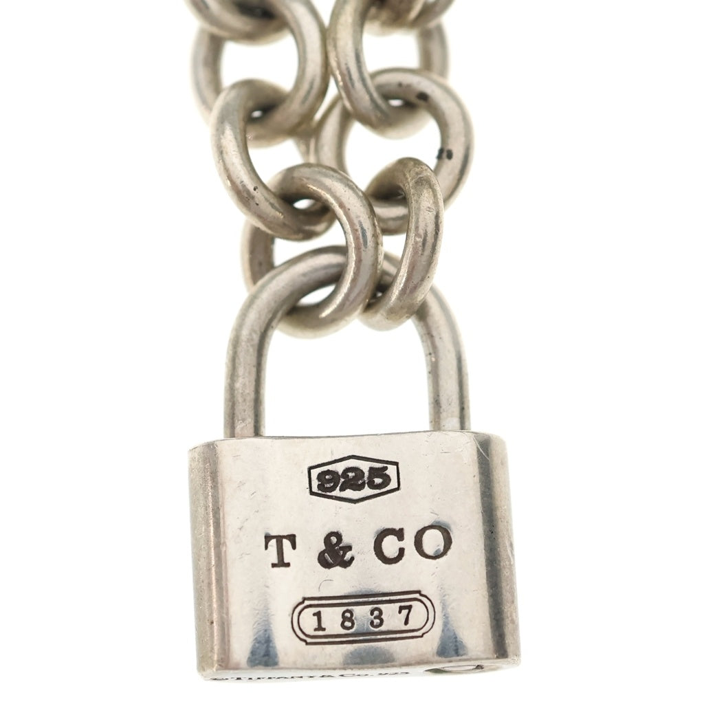 TIFFANY & Co.(ティファニー) 1837 パドロック ブレスレット チェーン シルバー SV925 23.4g レディース