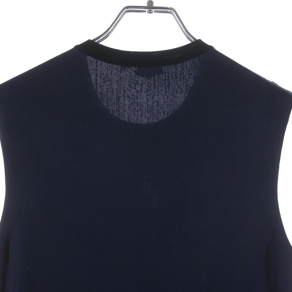 LOUIS VUITTON(ルイヴィトン) モノグラム ノースリーブ ワンピース ネイビー #S RW162W ONJ FAKD16 レディース