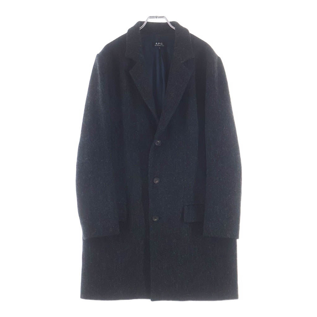A.P.C(アーペーセー) ツイード コート グレー #S レディース