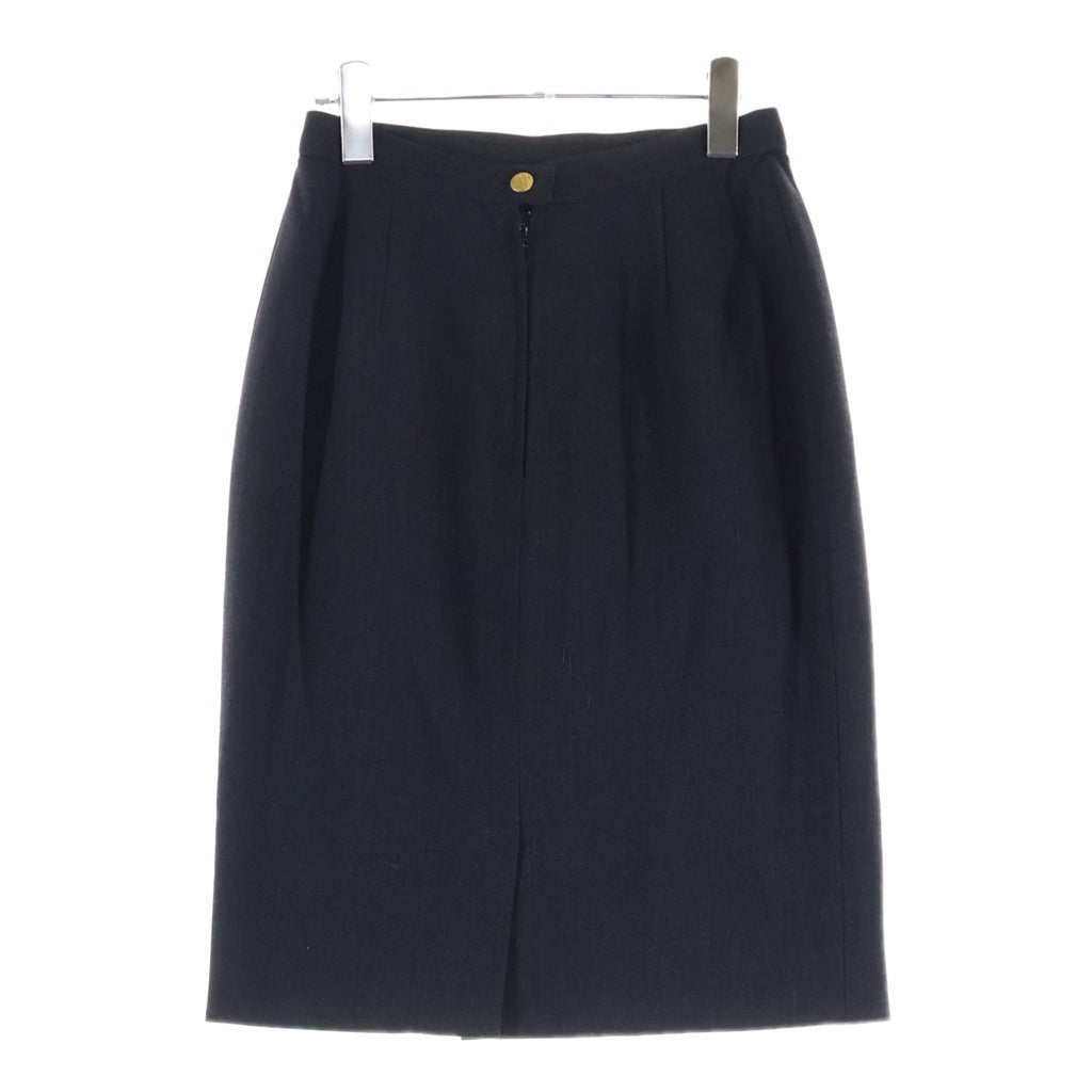 FERRAGAMO(フェラガモ) 金ボタン ウールセットアップ グレー #40 レディース