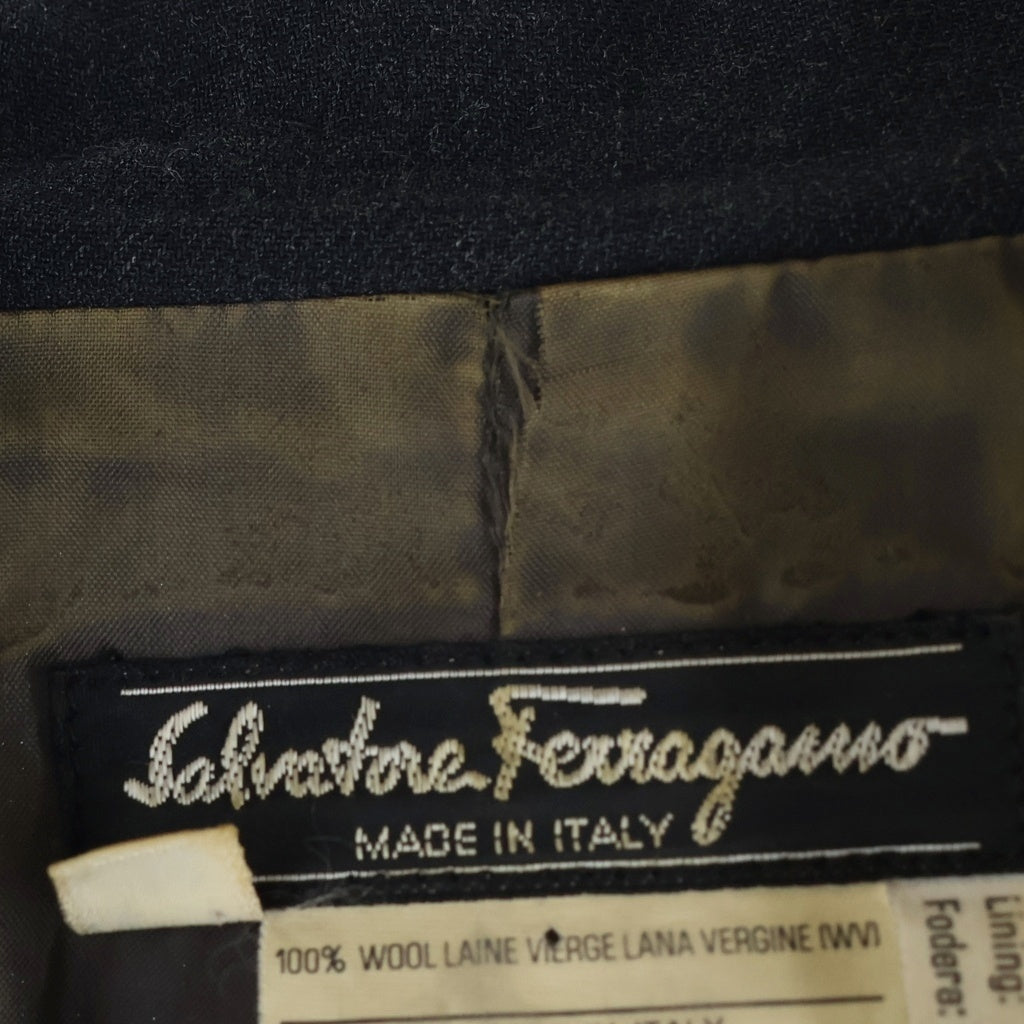 FERRAGAMO(フェラガモ) 金ボタン ウールセットアップ グレー #40 レディース